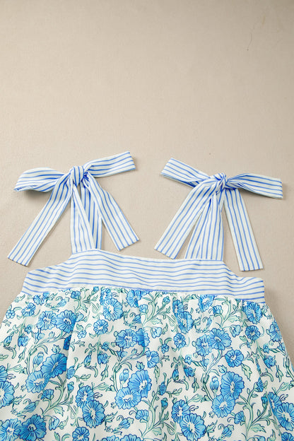 Threaded Pear Estelle Knot Straps Mini Dress