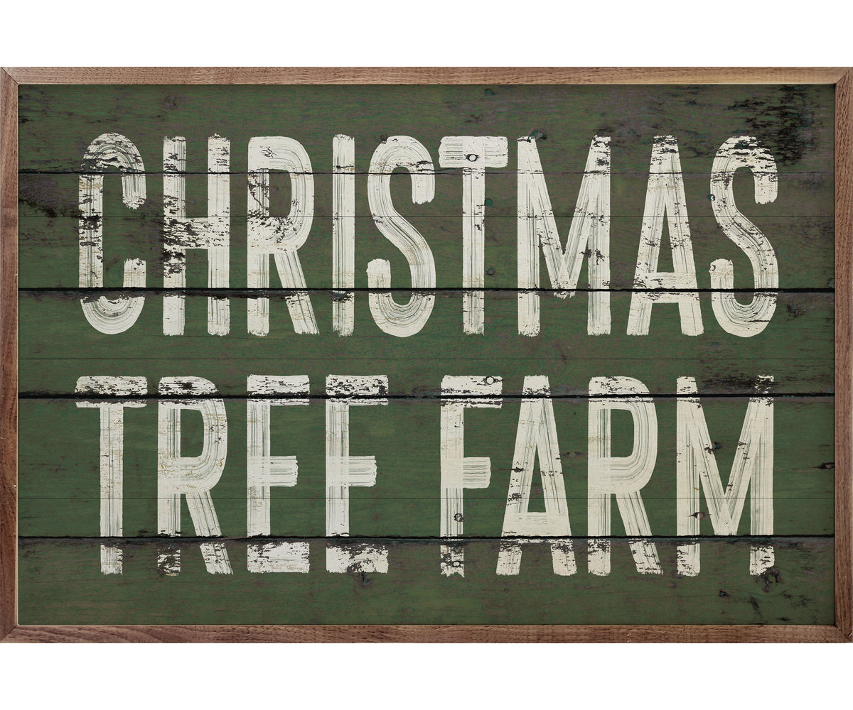 Kendrick Home Christmas Tree Farm Green
