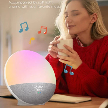 Sound machine sunrise alarm clock