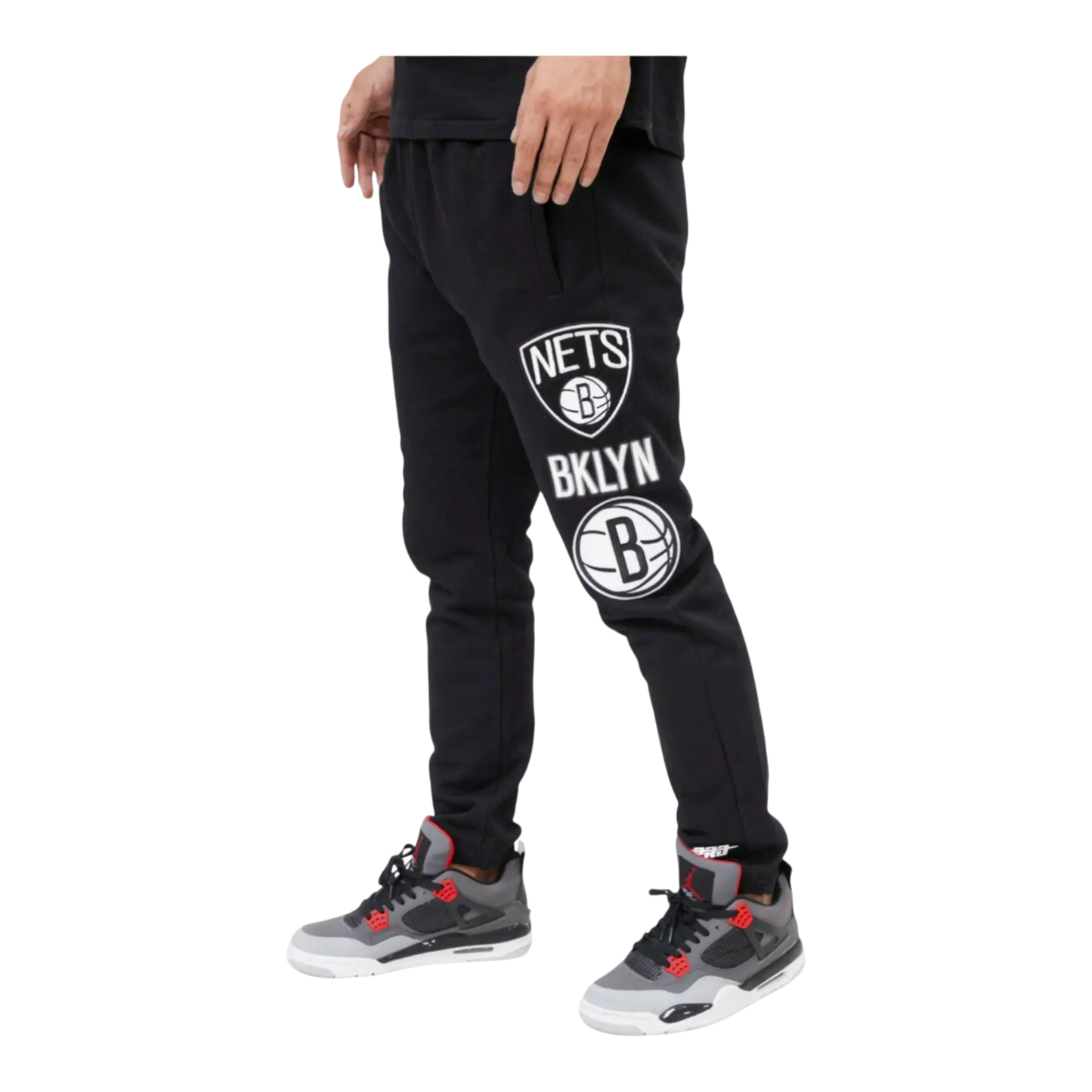 Pro Standard NBA Brooklyn Nets Retro Classic Men Sweatpants Black