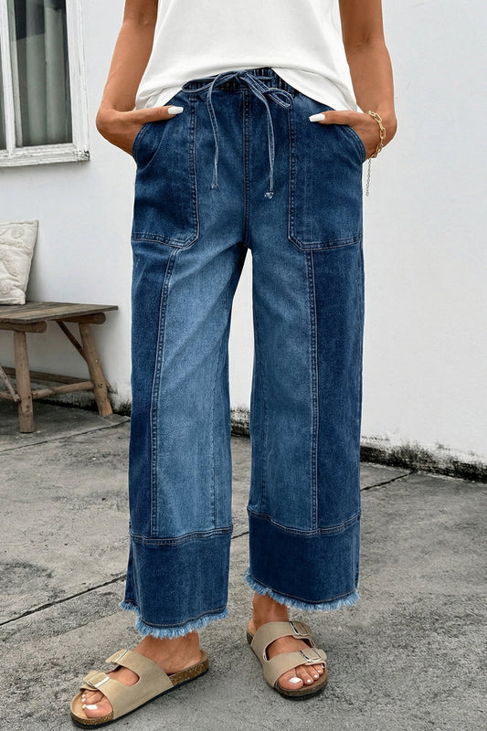 Threaded Pear Aleah Hem Wide Leg Pants
