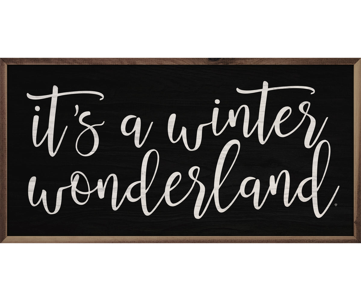 Kendrick Home It's A Winter Wonderland Black