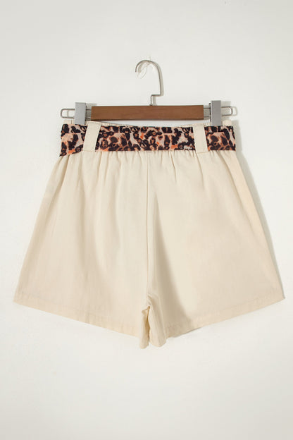 Threaded Pear Ariel Pleated Wide Leg Shorts