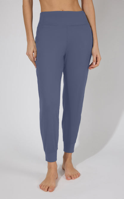 Interlock Zipper Pockets Greenwich Jogger - Our Linen Story