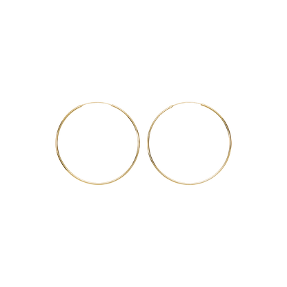 Mint & Lily Endless Hoop Earrings