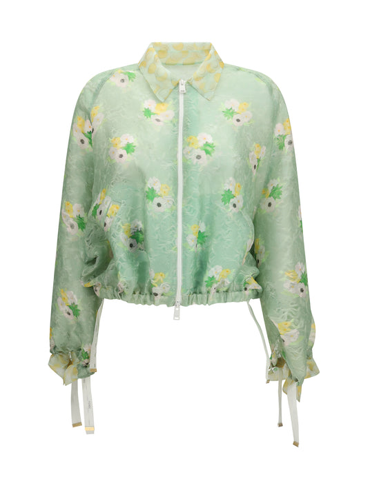 Jacket Organza Lace Light Green