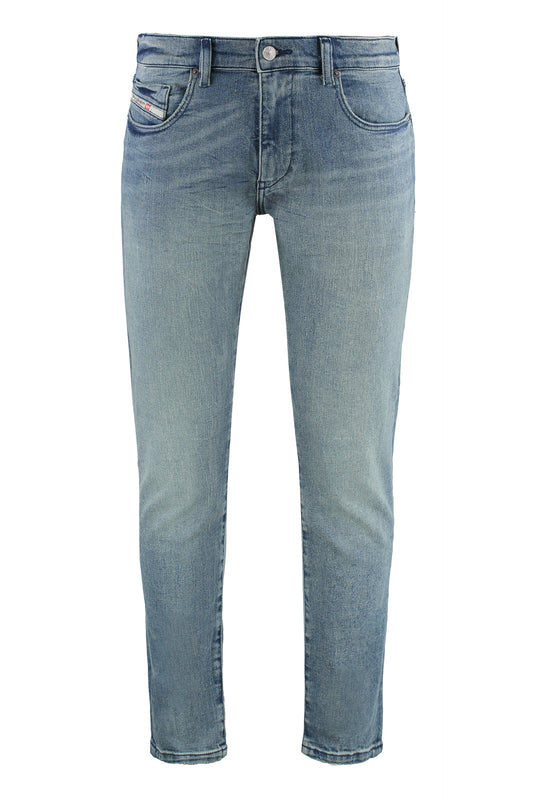 Slim-Fit Jeans D-Strukt 0bmbw Denim