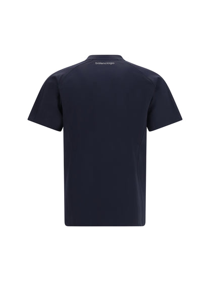 Long-Sleeve Layered T-Shirt Navy/White