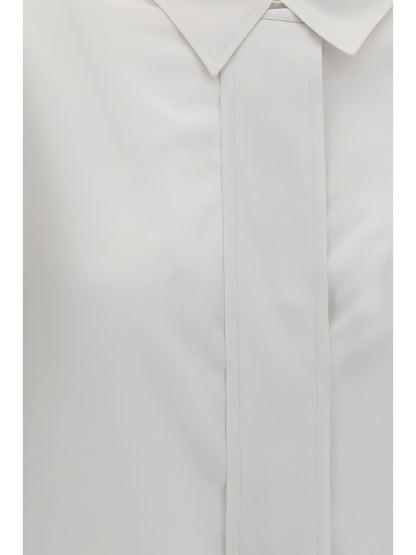 Long-Sleeve Shirt Amari Cloud White