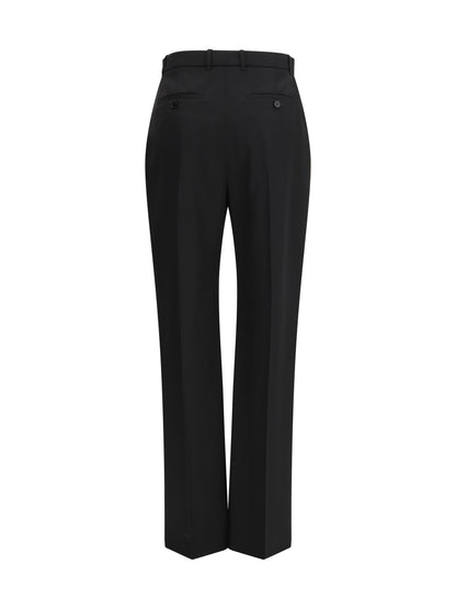 Trousers Black Cotton