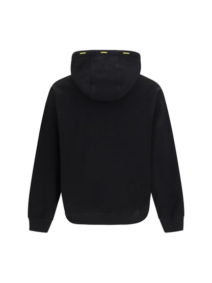 Hooded Cotton Sweatshirt Black