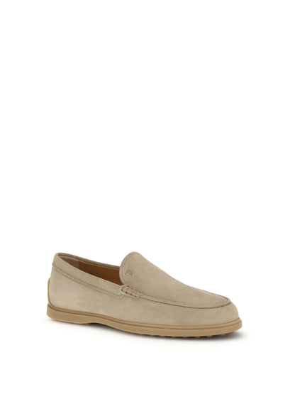 Slipper Loafers Grey Suede