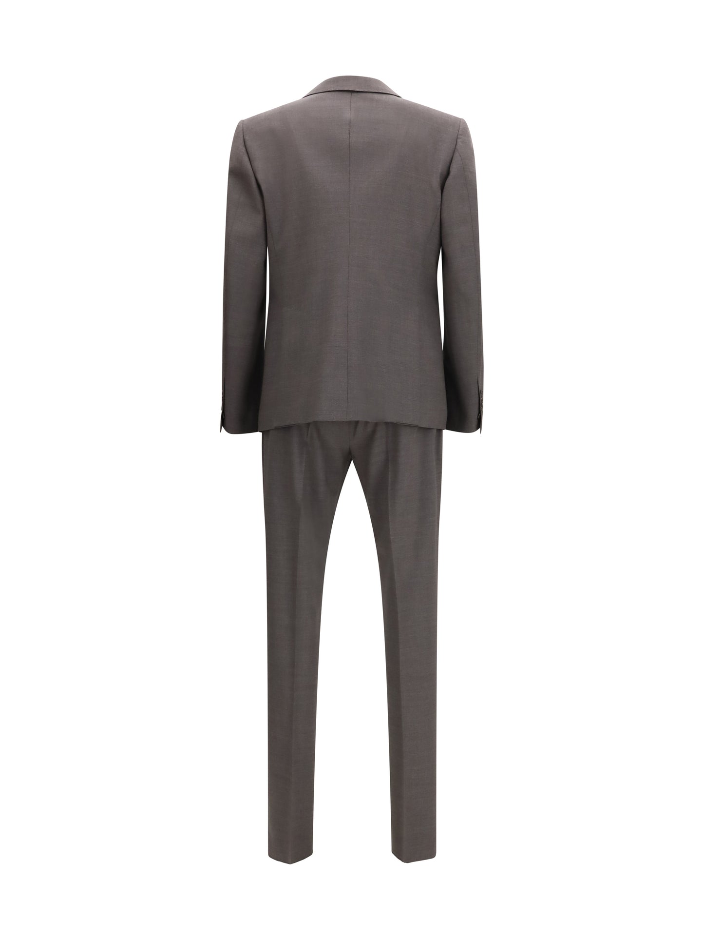 Suit Single-Breasted Wool-Blend Grey