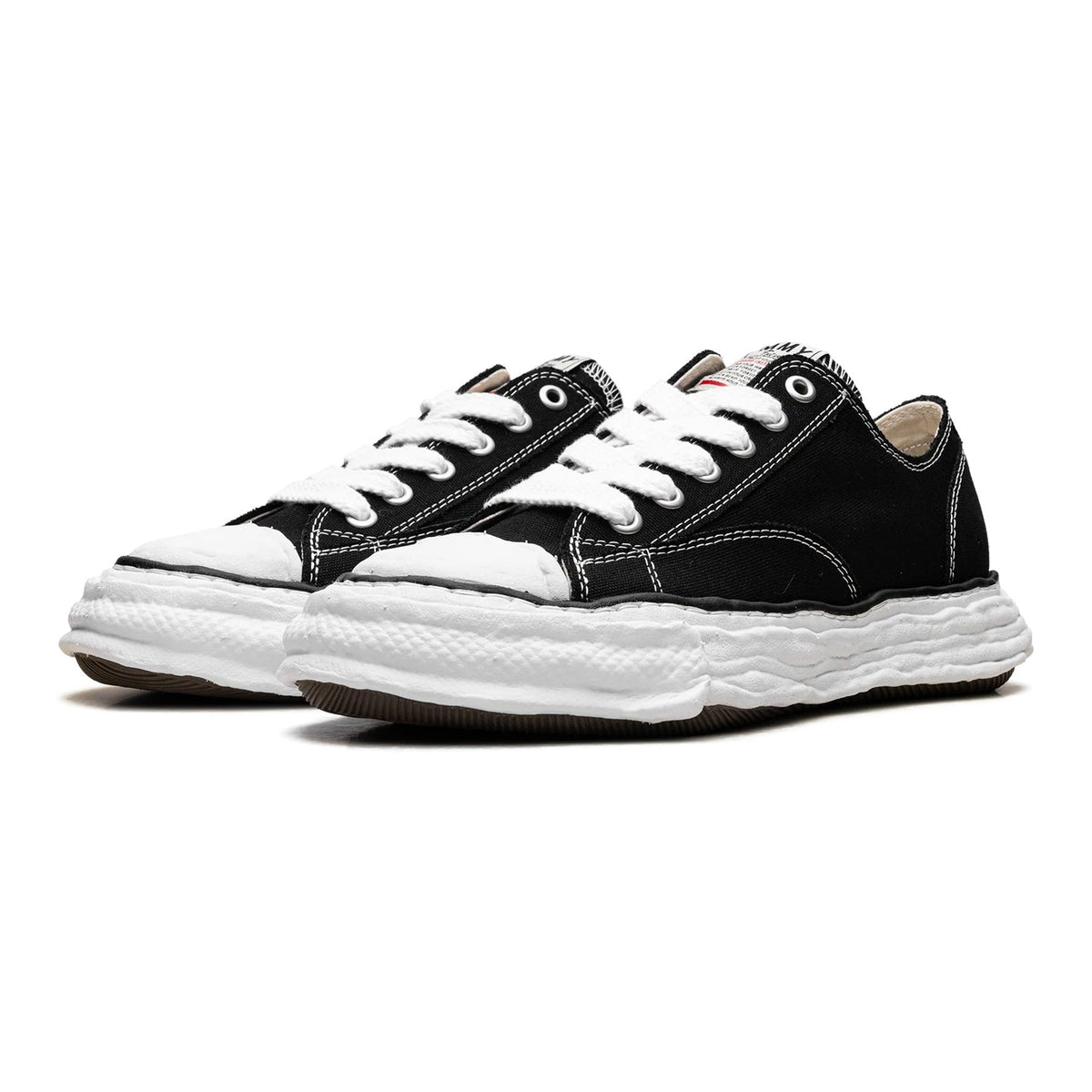 Maison Mihara Yasuhiro Men's Peterson 23 OG Sole Canvas Low Black White