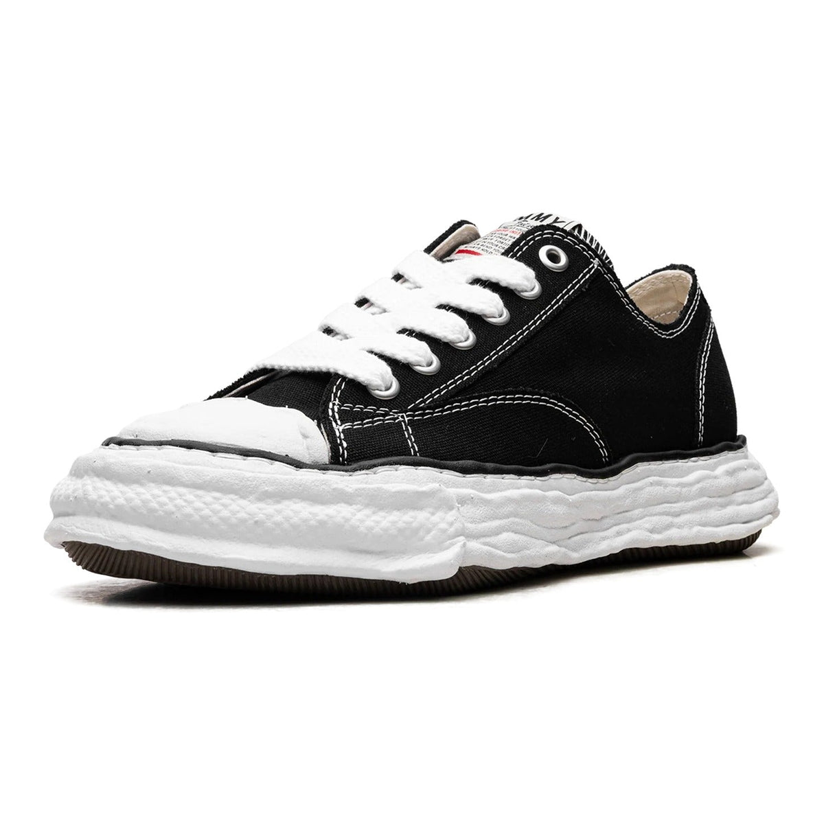 Maison Mihara Yasuhiro Men's Peterson 23 OG Sole Canvas Low Black White