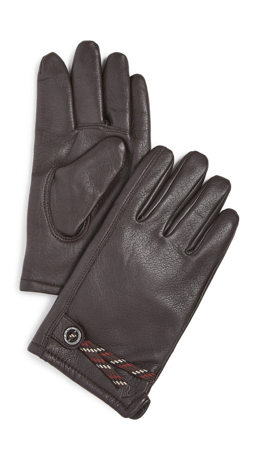 Polo Ralph Lauren Men's Knit Lined Full Grain Goat Leather