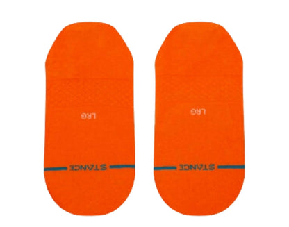 Stance Icon Classic No Show Socks Orange