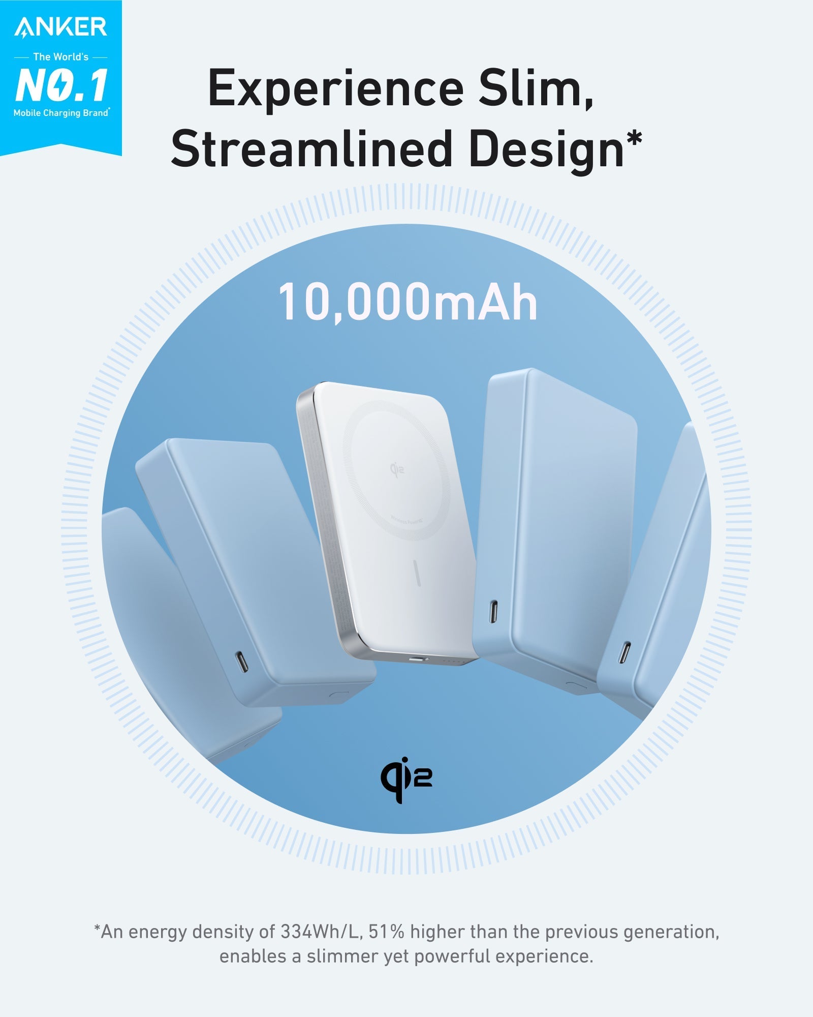Anker MagGo Power Bank (10K, Slim) – Zulily