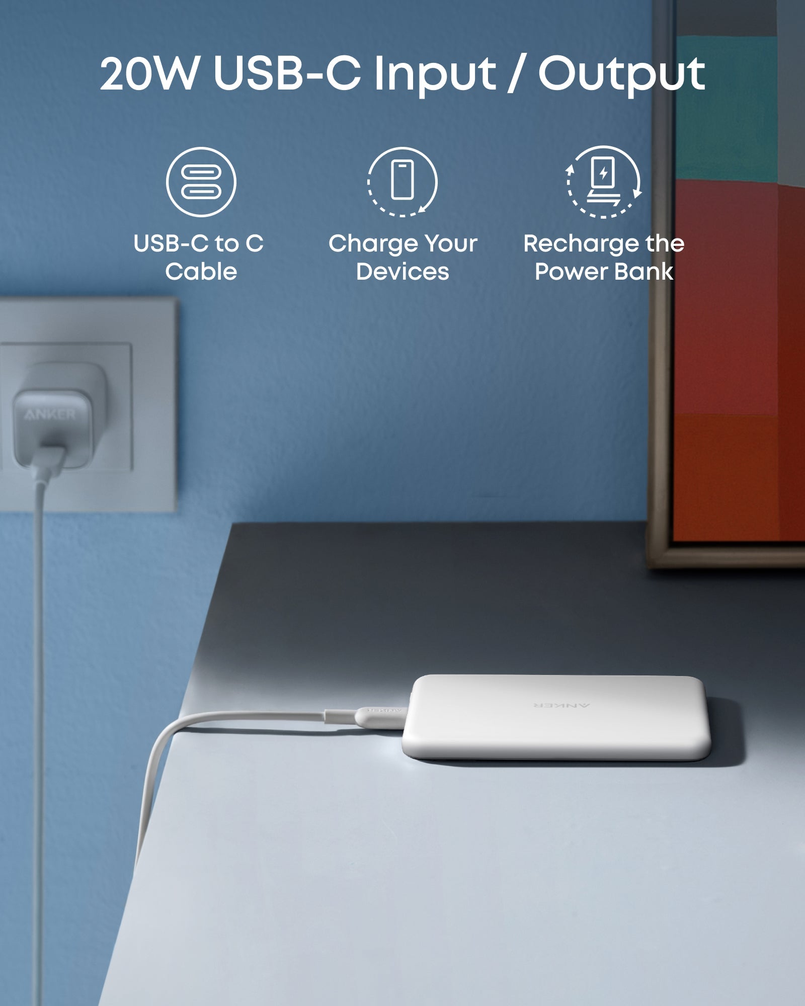 Anker Nano Power Bank (5K, MagGo, Slim) – Zulily