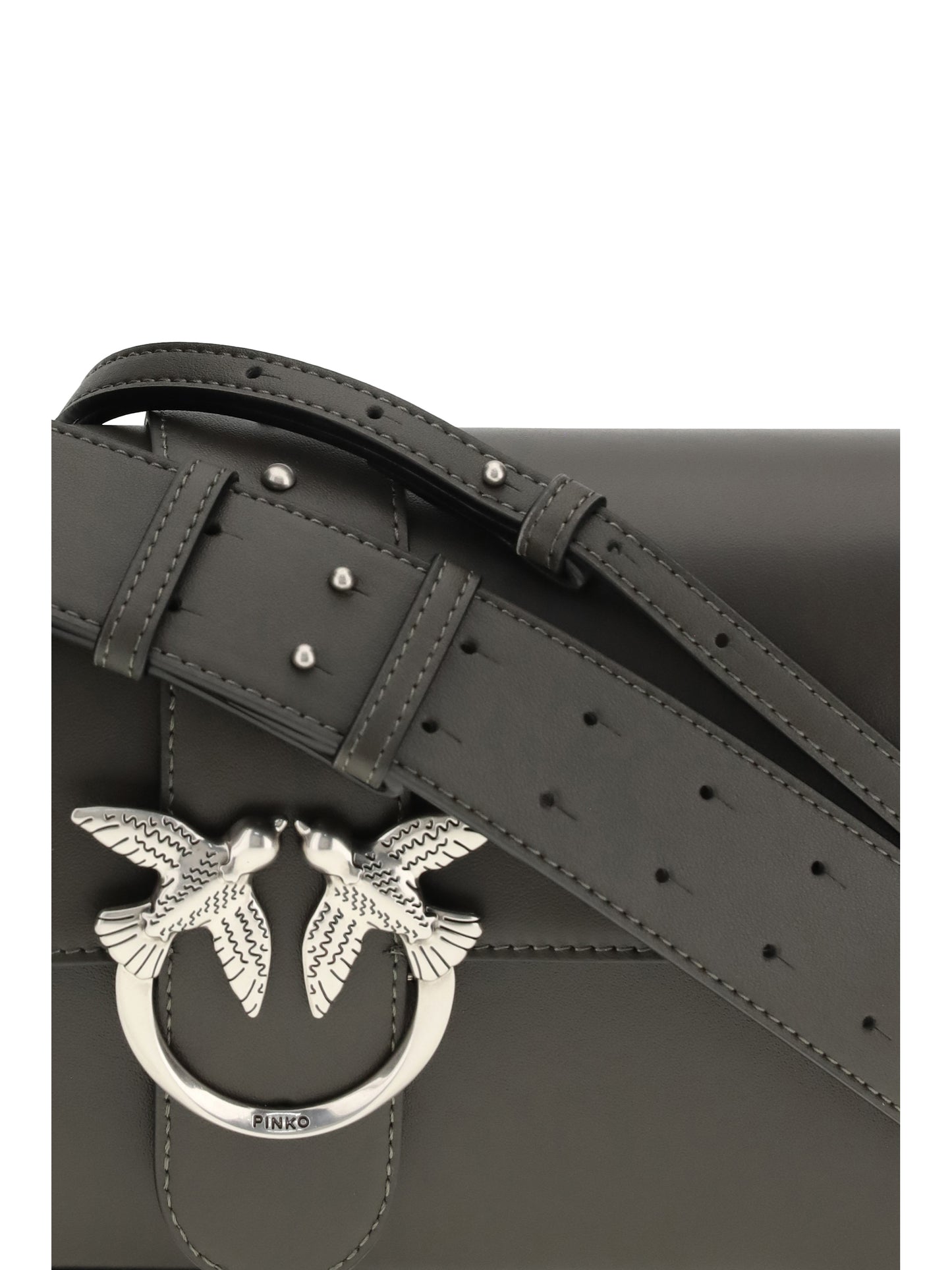 Shoulder Bag Love One Mud Green Leather