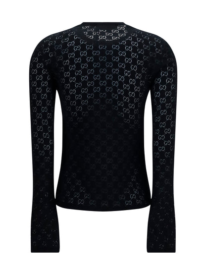 T-Shirt GG Dévoré Black