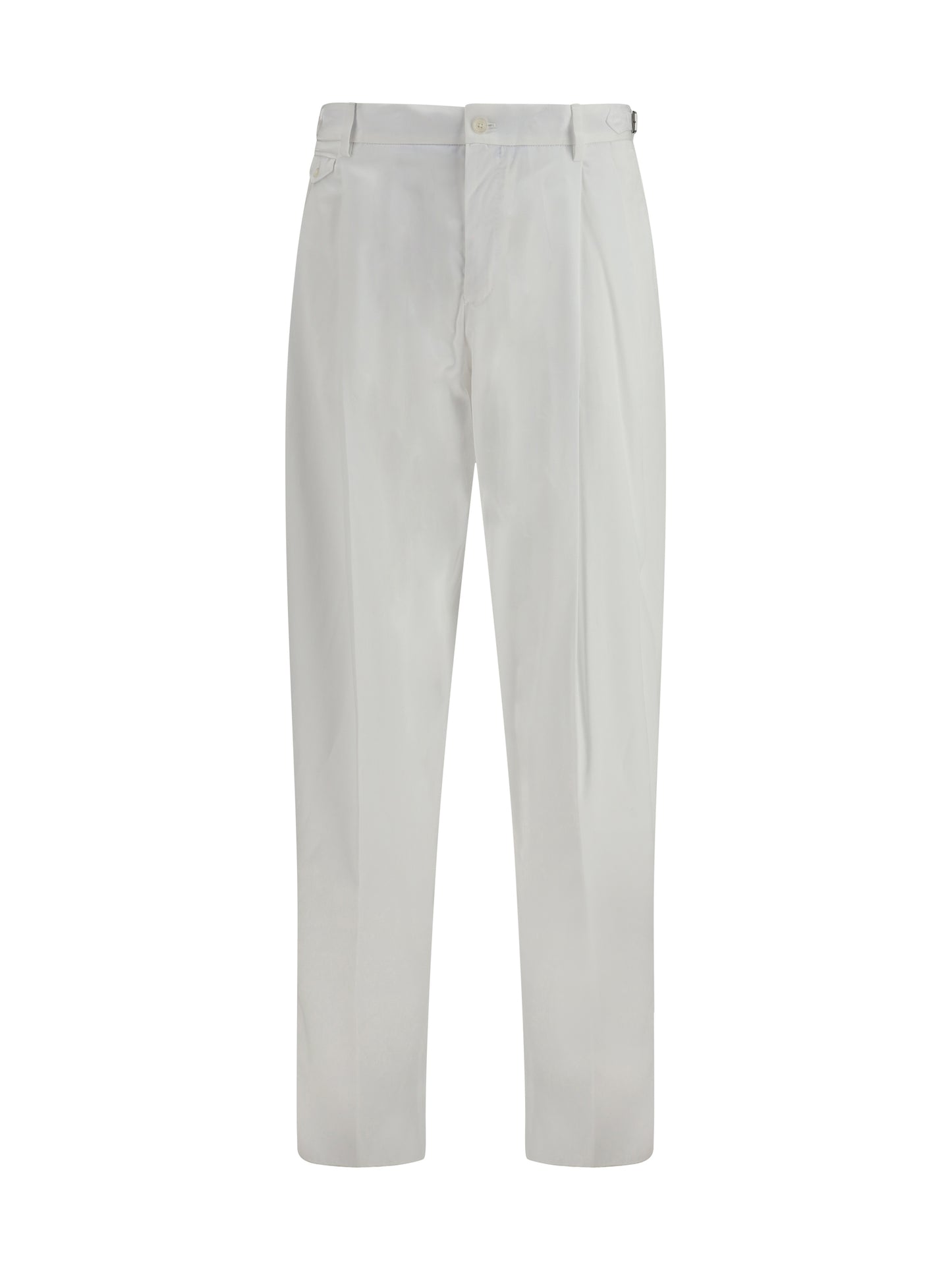 Pants Cotton Gabardine Optical White