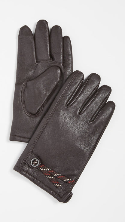 Polo Ralph Lauren Men's Knit Lined Full Grain Goat Leather