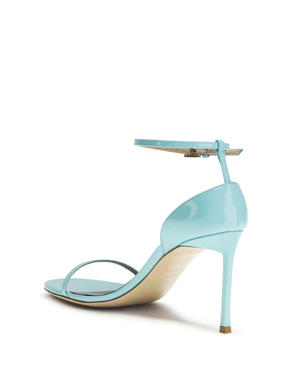 Sandals Vertigo Patent Leather Aqua