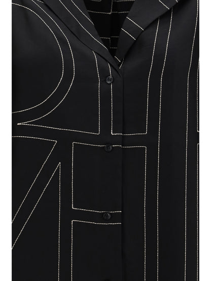 Black Silk Shirt