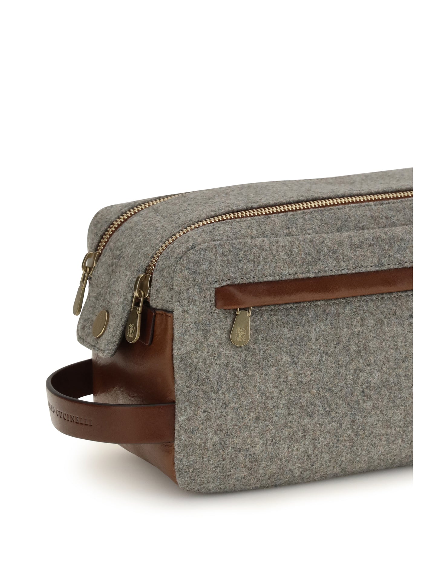Wool Beauty Case Army Washed