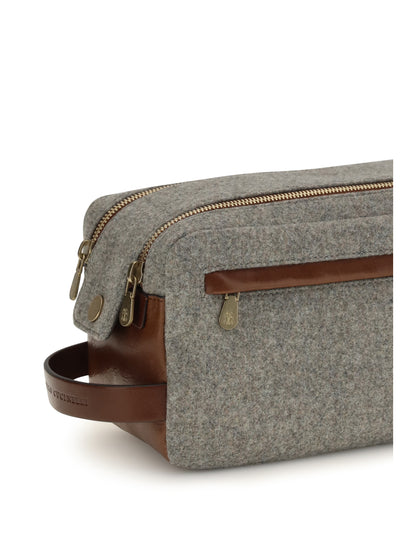 Wool Beauty Case Army Washed