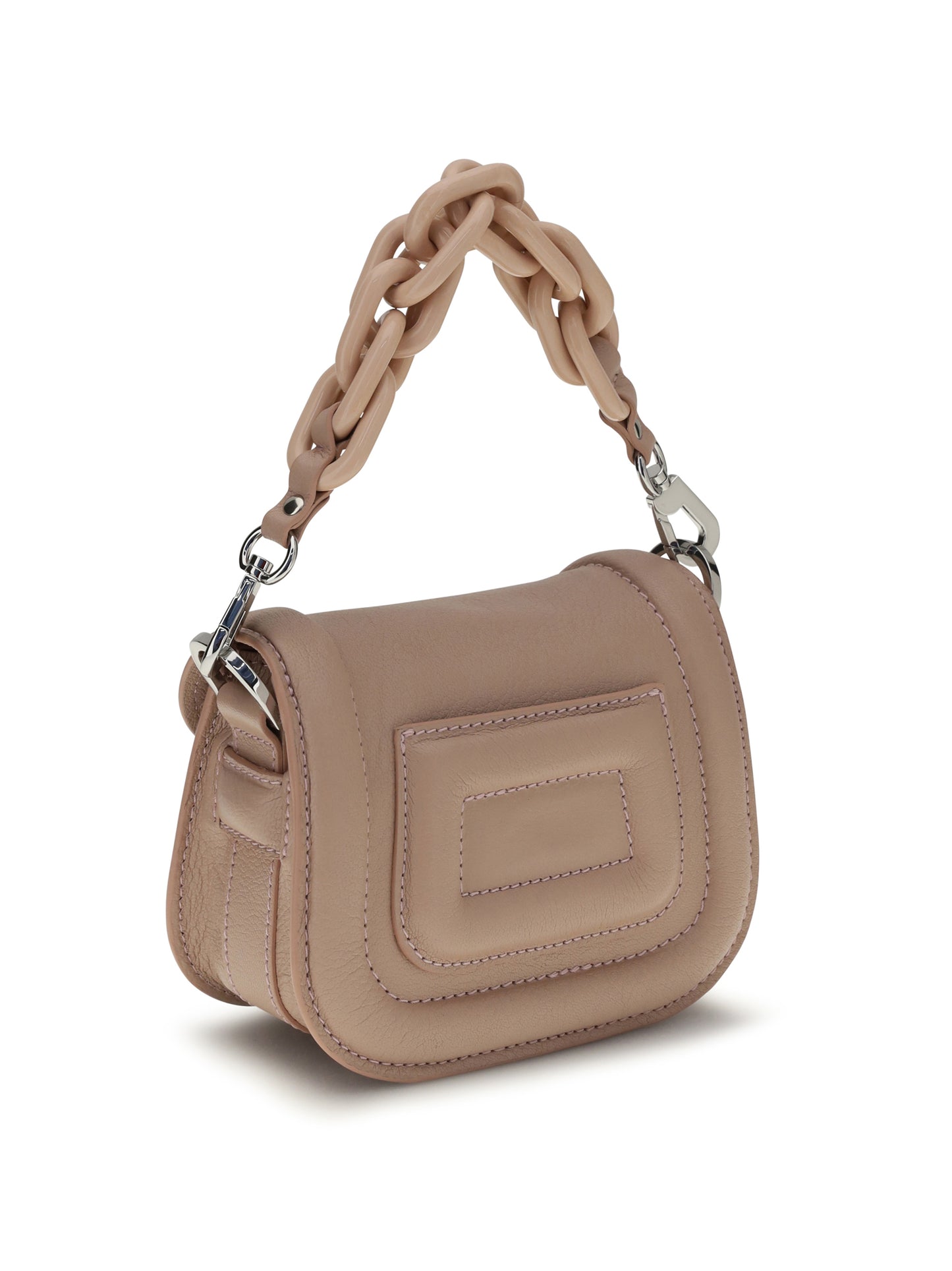 Leather Handbag Alphaville Powder