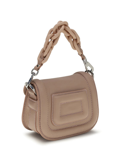 Leather Handbag Alphaville Powder