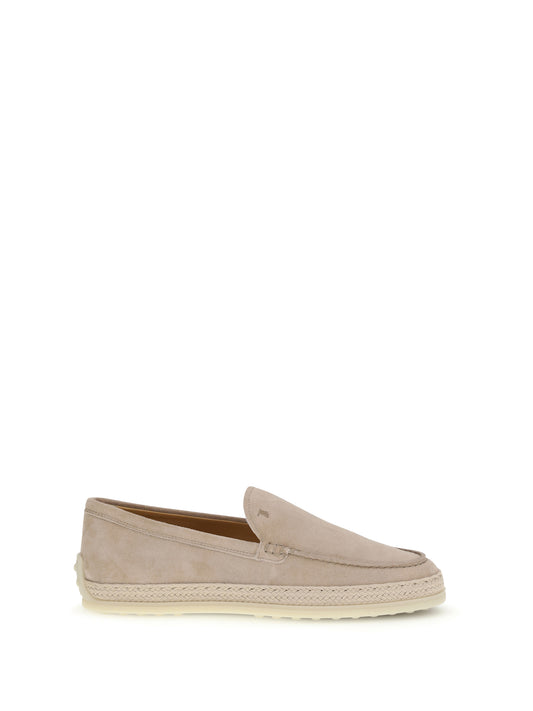 Loafers Suede Beige
