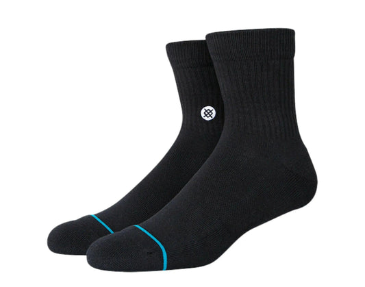 Stance Icon Quarter Classic Ankle Socks Black