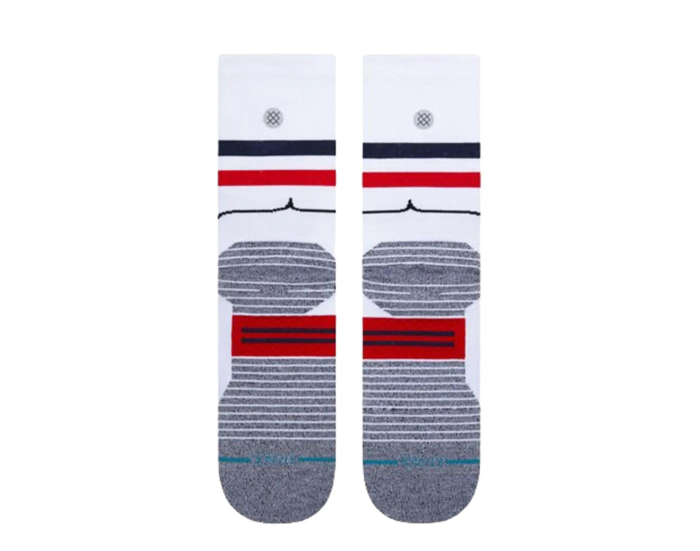 Stance x Forest Gump Feel 360 - Run Forrest Crew Socks White