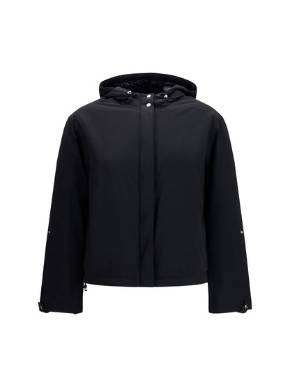 Hooded Down Jacket Black