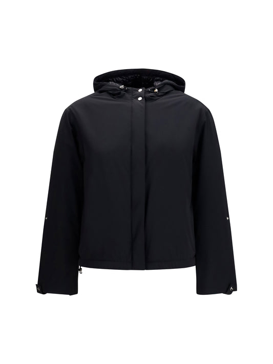 Hooded Down Jacket Black