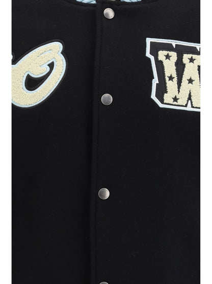 Jacket Varsity Star Logo Black