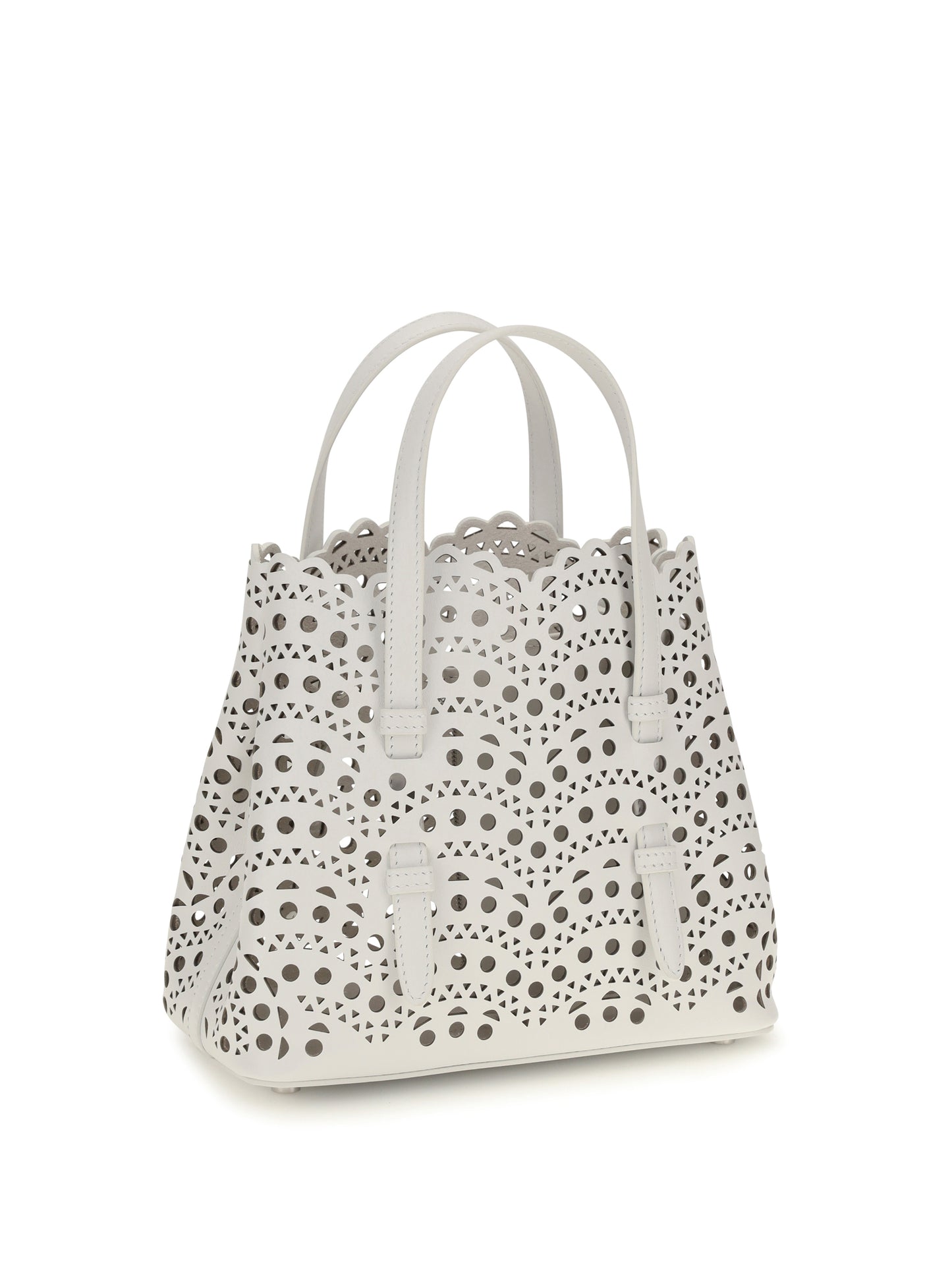 Handbag Mina Calf Leather Off-White