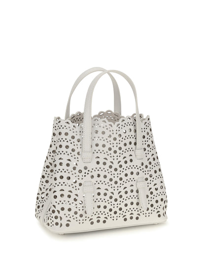 Handbag Mina Calf Leather Off-White