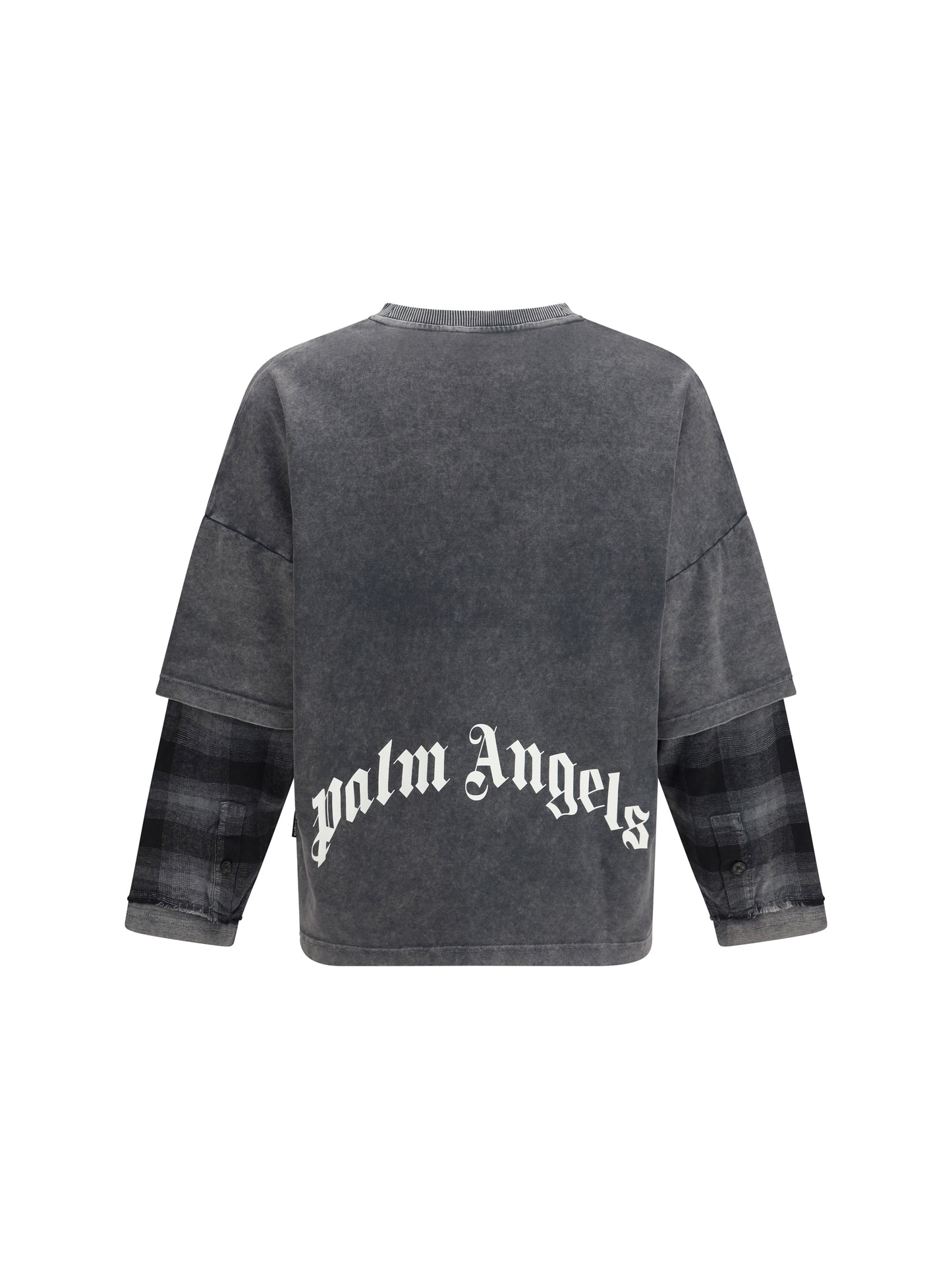 Long-Sleeved Shirt Skull Double Black/Off-White