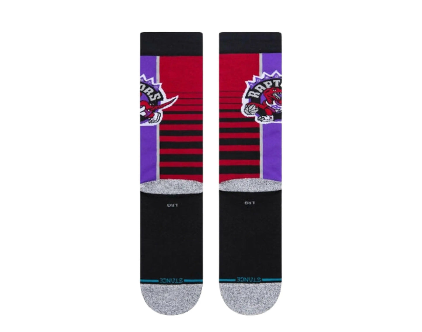 Stance Casual NBA Toronto Raptors Gradient Crew Socks Red