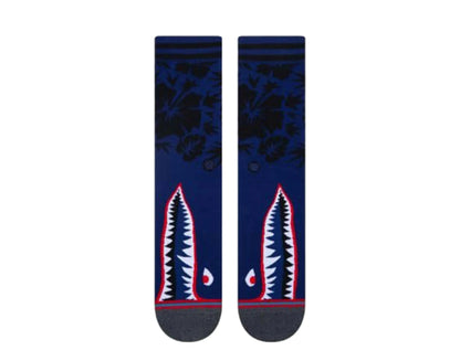 Stance Tropical Warbird Men Crew Socks Blue