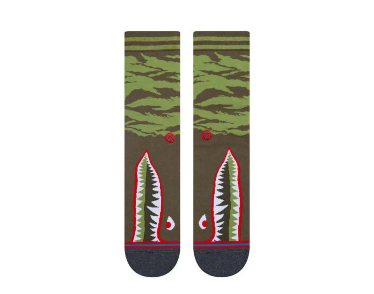 Stance Warbird Men Crew Socks Olive