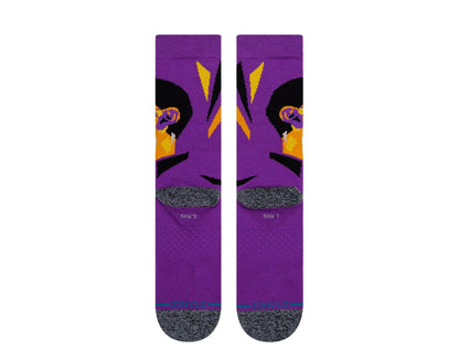 Stance Lebron James Profiler NBA Crew Socks Purple