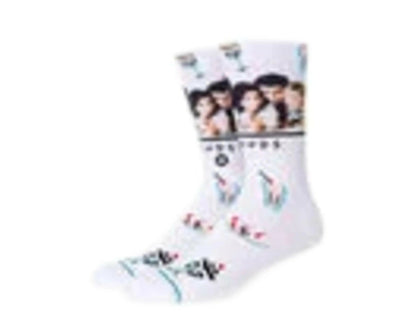 Stance The One With The Diner Friends Crew Socks White