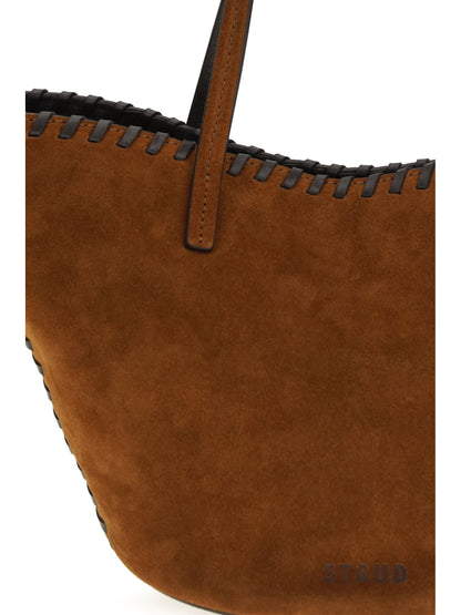 Handbag Caro Suede Tobacco/Espresso