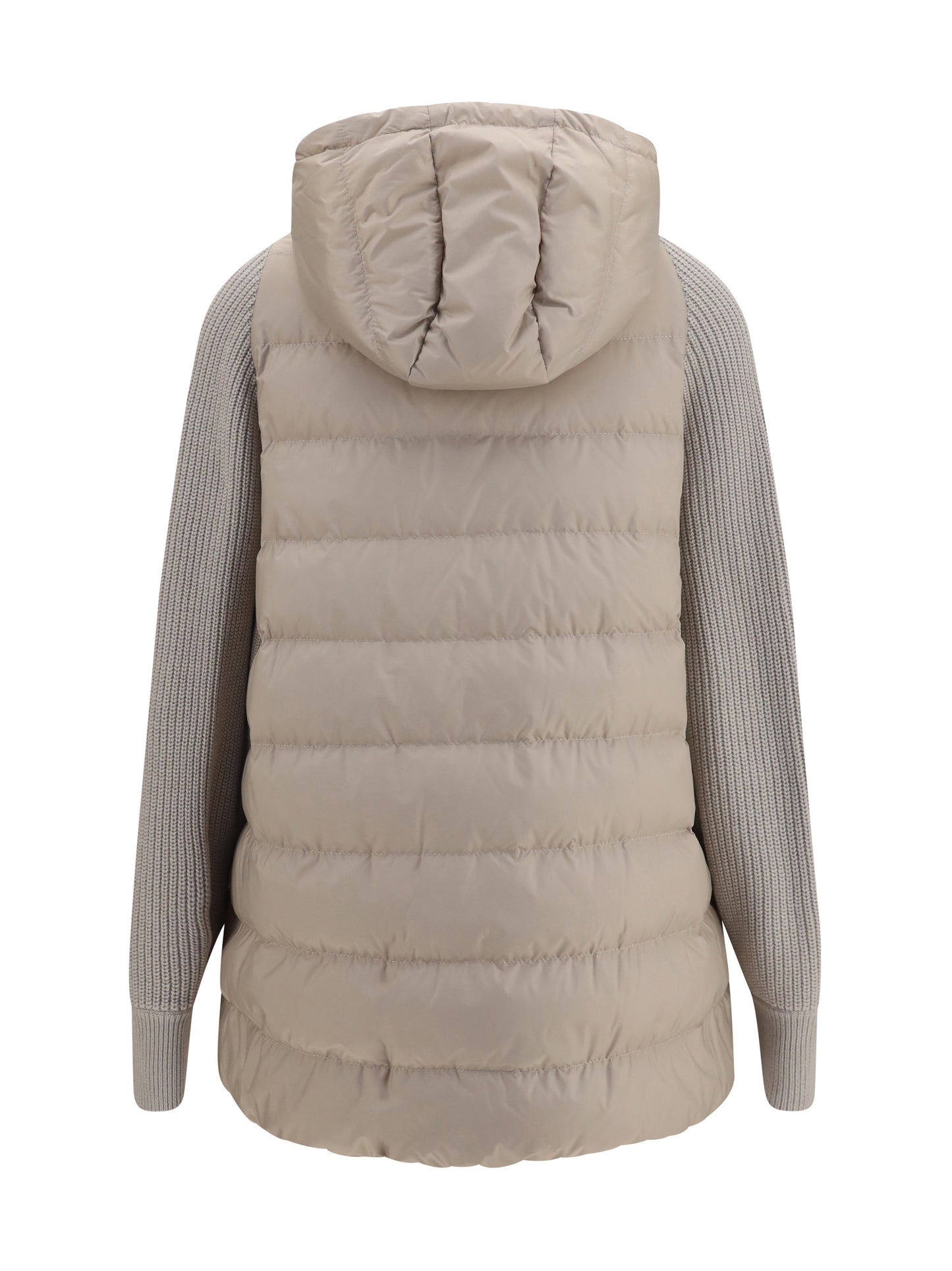 Puffer Jacket Monili Chain Dove Grey