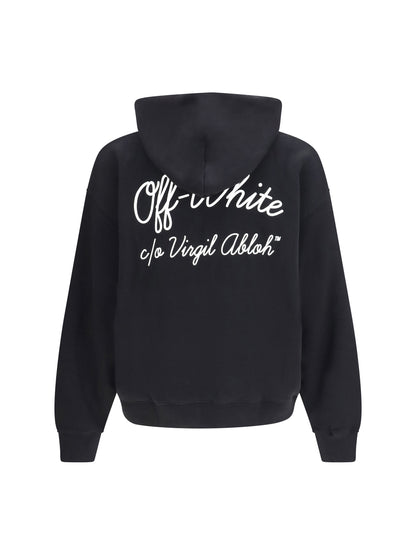 Hoodie Script Skate Black/White